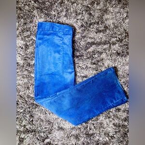 Girls Blue Corduroy Pants